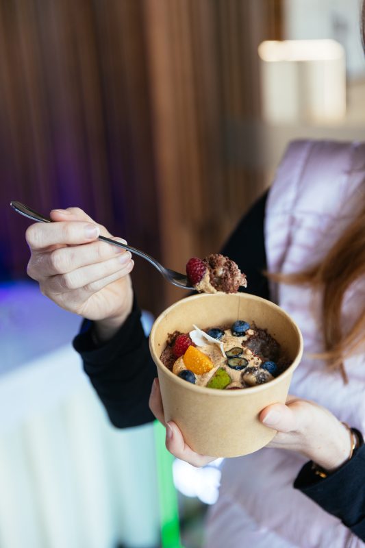 Breakfast bowl detail